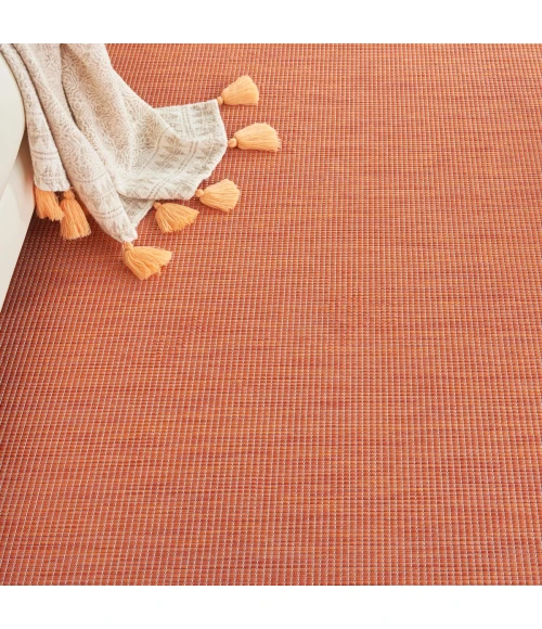 Nourison Positano Area Rug POS01 Terracotta 10' x 14'