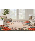 Nourison Aloha Ivory Multicolor ALH32 7 ft. 10 in. X 10 ft. 6 in. Rectangle Rug