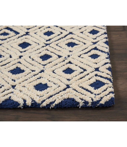 Nourison Home Deco Mod Navy 46358 2ft.3in. x 7ft.6in. Rect. Rug