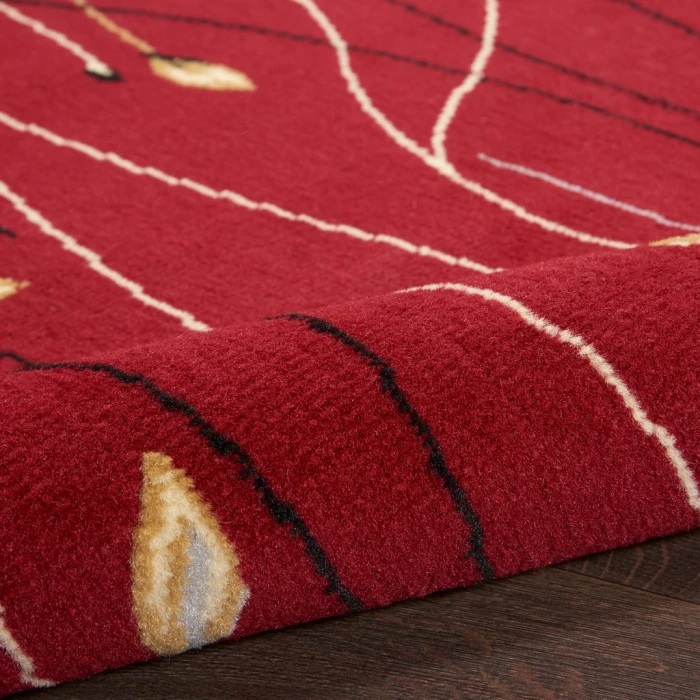 Nourison Grafix Area Rug GRF15-Red