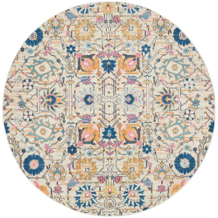 Nourison Passion Area Rug PSN01 Ivory/Multi