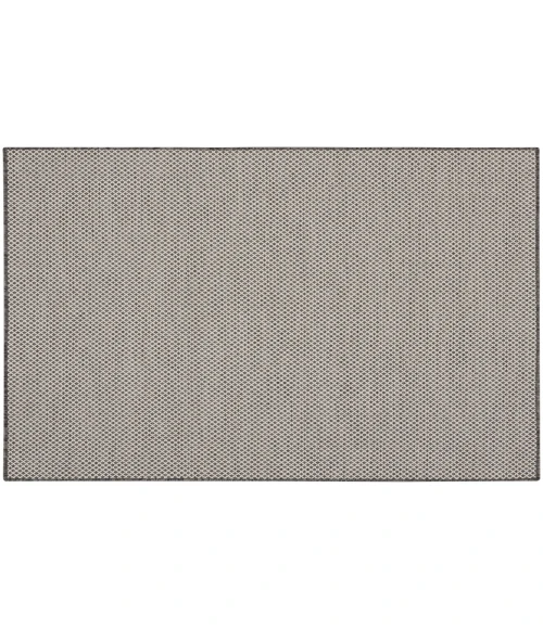 Nourison Courtyard Ivory/Charcoal COU01 4 ft. Square Rug