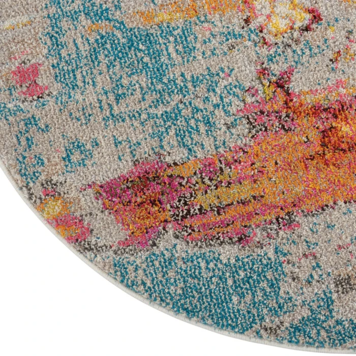 Nourison Celestial Round Area Rug CES02-Sealife