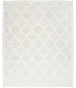 Nourison Home Easy Care NES01 Ivory White 8 ft. X 10 ft. Area Rug