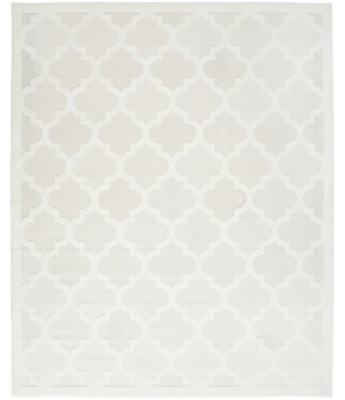 Nourison Easy Care Area Rug NES01 Ivory/White