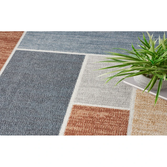 Nourison Astra Machine Washable Multicolor ASW09 6 ft. X 9 ft. Rectangle Rug