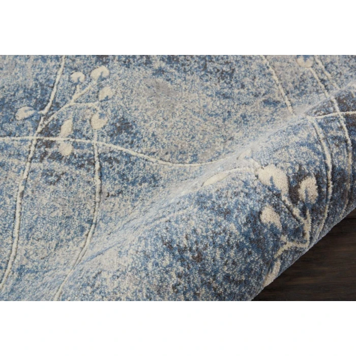 Nourison Somerset Runner Area Rug ST74-Silver/Blue