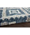 Nourison Oslo Shag Denim Blue OSL02 4 ft. X 6 ft. Rect. Rug