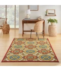 Nourison Aloha Area Rug ALH30 Red/Multi