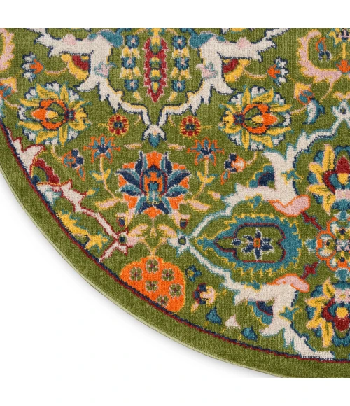 Nourison Allur Area Rug ALR03 Sage Ivory