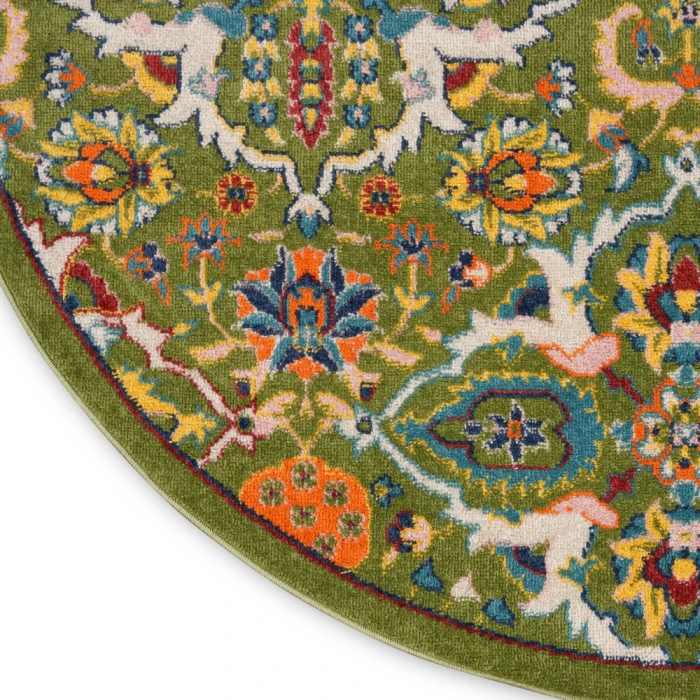 Nourison Allur Area Rug ALR03 Sage Ivory