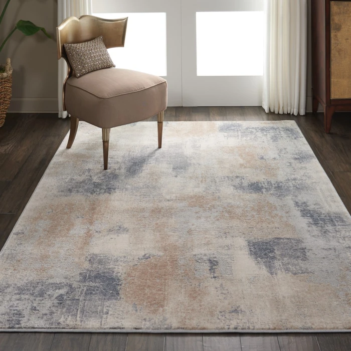 Nourison Rustic Textures Area Rug RUS02-Beige/Grey