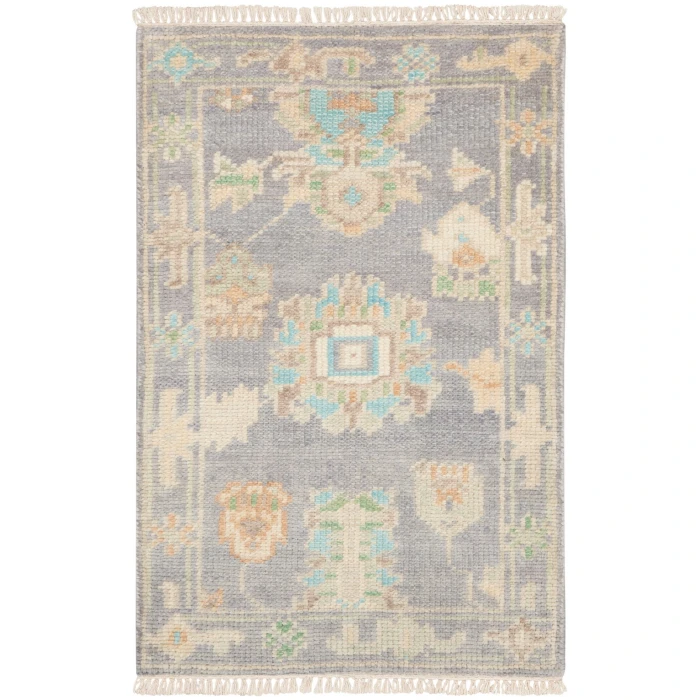 Nourison Odessa Grey Multicolor ODS01 2 ft. X 3 ft. Rect. Rug