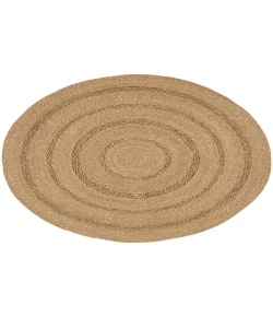 Nourison Home Natural Seagrass NSG01 Natural 3 ft. Round Area Rug