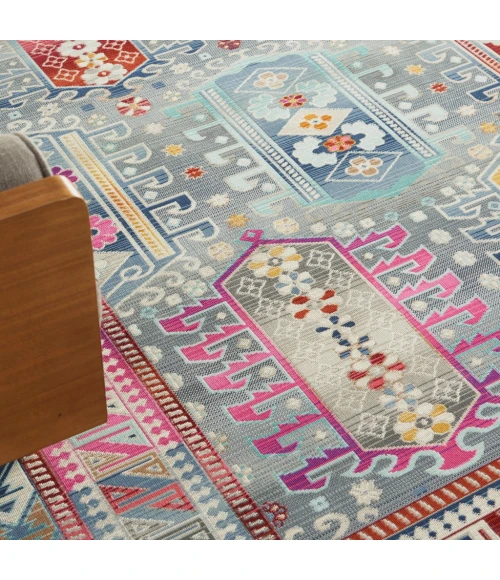 Nourison Vintage Kashan Area Rug VKA06-Grey/Multi