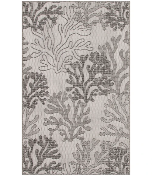 Nourison Garden Oasis Grey GOA05 3 ft. X 5 ft. Rectangle Rug