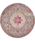 Nourison Passion Round Area Rug PSN22-Grey/Multi