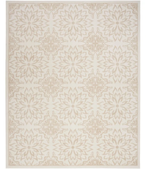Nourison Jubilant Ivory Beige JUB06 9 ft. X 12 ft. Rect. Rug