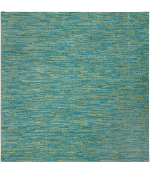 Nourison Essentials Blue Green Area Rug NRE01-Blue Green