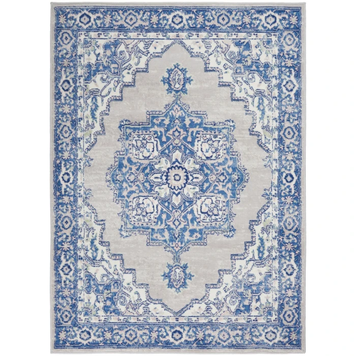 Nourison Whimsicle Area Rug WHS03-Grey Blue