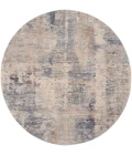 Nourison Rustic Textures Area Rug RUS05 Beige/Grey 7'10" Round
