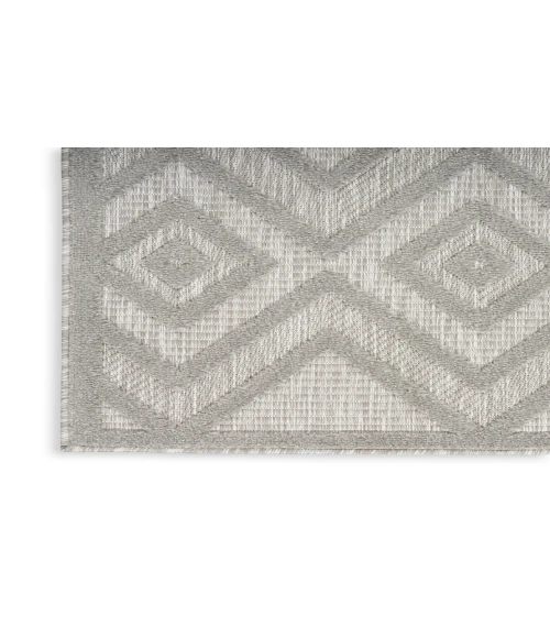 Nourison Versatile Silver Grey NRV01 2 ft. X 6 ft. Rectangle Rug