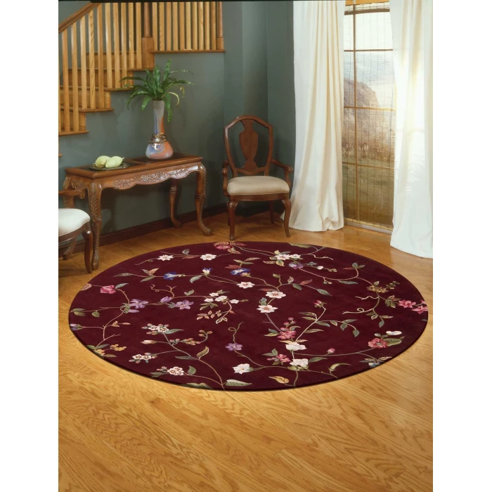 Nourison Home Julian Burgundy JL45 3ft.6in. x 5ft.6in. Rect. Rug