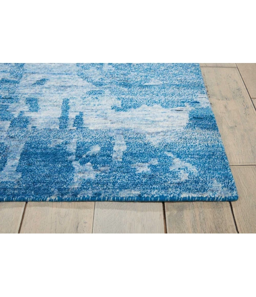 Nourison Home Silk Shadows Blue SHA10 8ft.6in. x 11ft.6in. Rect. Rug