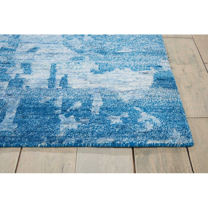 Nourison Home Silk Shadows Blue SHA10 8ft.6in. x 11ft.6in. Rect. Rug