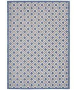 Nourison Home Aloha ALH26 Blue Grey 7 ft. 10 in. X 10 ft. 6 in. Area Rug