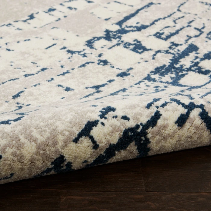 Nourison Twilight Area Rug TWI10 Ivory/Navy 2' x 3'