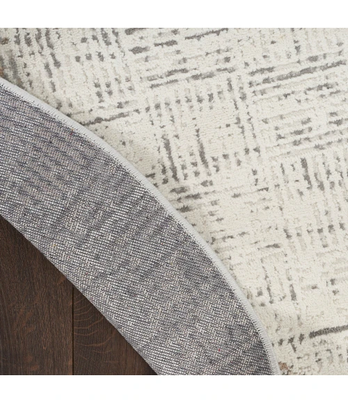 Nourison Elation Area Rug ETN05 Ivory Grey