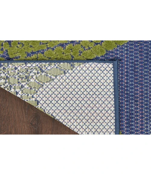 Nourison Aloha Blue Multicolor ALH28 2 ft. 8 in. X 4 ft. Rectangle Rug
