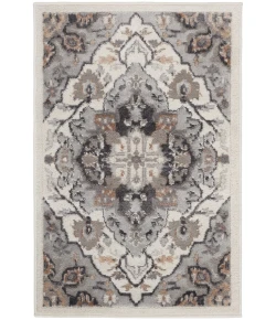 Nourison Home Elation ETN09 Ivory Grey 2 ft. X 3 ft. Area Rug