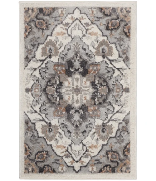 Nourison Elation Area Rug ETN09-Ivory Grey