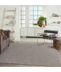 Nourison Washable Solutions Grey/Mocha WSL01 9 ft. X 12 ft. Rect. Rug