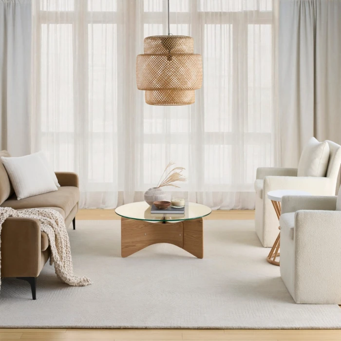 DKNY Pure Patterns Ivory PRN01 9 ft. X 12 ft. Rect. Rug