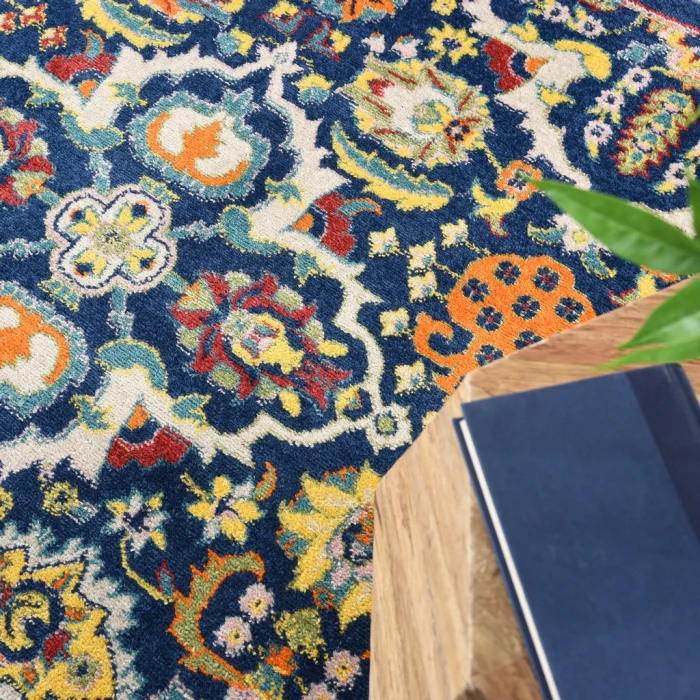 Nourison Allur Area Rug ALR03-Navy Multicolor
