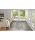 Nourison Serenity Home Ivory Grey Blue SRH03 2 ft. 2 in. X 7 ft. 6 in. Rectangle Rug
