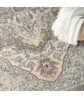 Nourison Quarry Ivory Grey Taupe QUA18 4 ft. X 6 ft. Rect. Rug