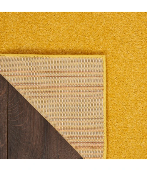 Nourison Essentials Yellow Area Rug NRE01-Yellow