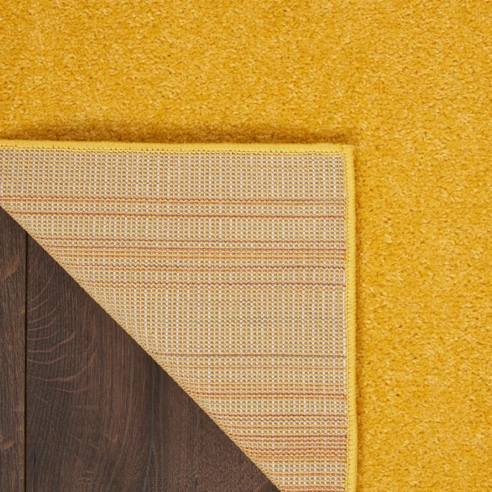 Nourison Essentials Yellow Area Rug NRE01-Yellow
