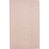 Nourison Home Jubilant JUB06 Ivory Pink 2 ft. X 6 ft. Area Rug