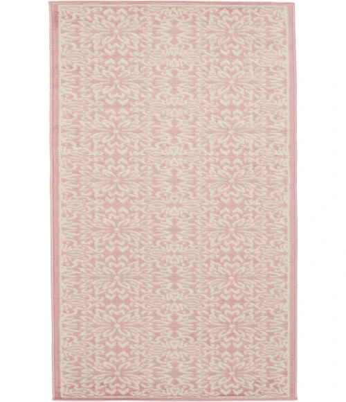 Nourison Jubilant Ivory Pink JUB06 2 ft. X 6 ft. Rectangle Rug