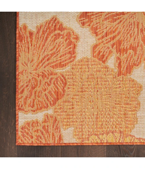 Nourison Garden Oasis Coral GOA04 2 ft. X 6 ft. Rect. Rug