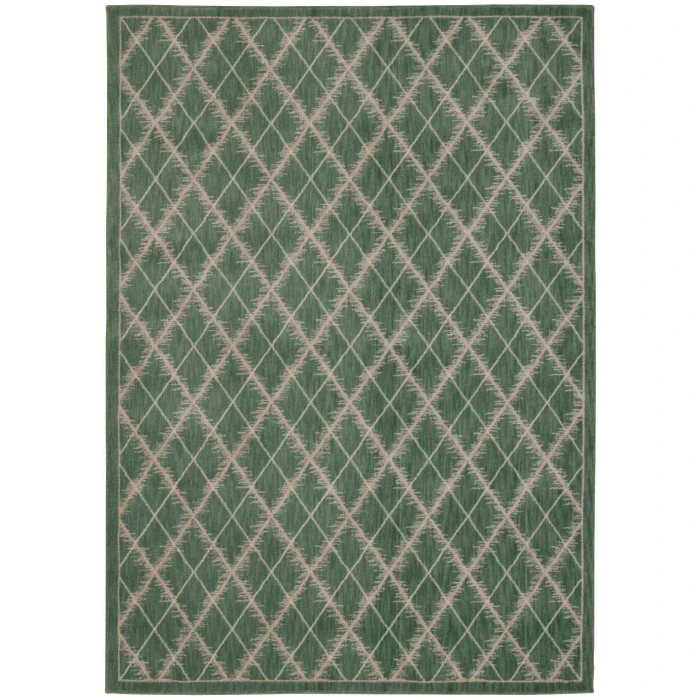 Nourison Home Tranquility Light Green TNQ01 5ft.3in. x 7ft.5in. Rect. Rug