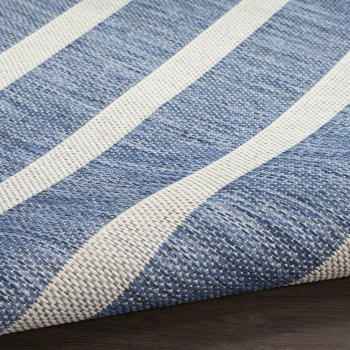 Nourison Positano Navy Ivory POS03 8ft. Square Rug