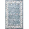 Nourison Home Astra Machine Washable ASW20 Blue 3 ft. 3 in. X 5 ft. Area Rug
