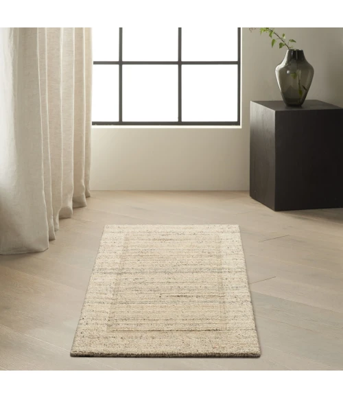 Calvin Klein CK082 Ridge Beige RDG01 2ft. x 3ft. Rect. Rug