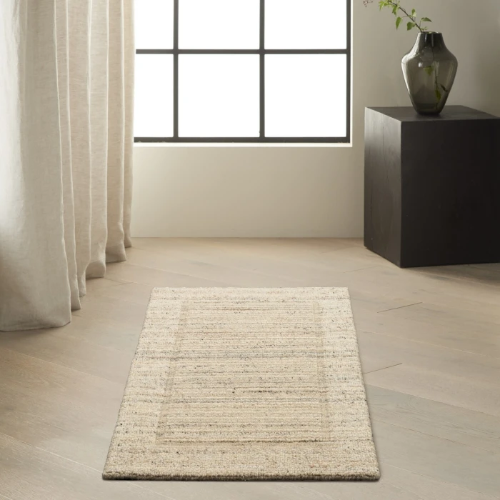 Calvin Klein CK082 Ridge Beige RDG01 2ft. x 3ft. Rect. Rug